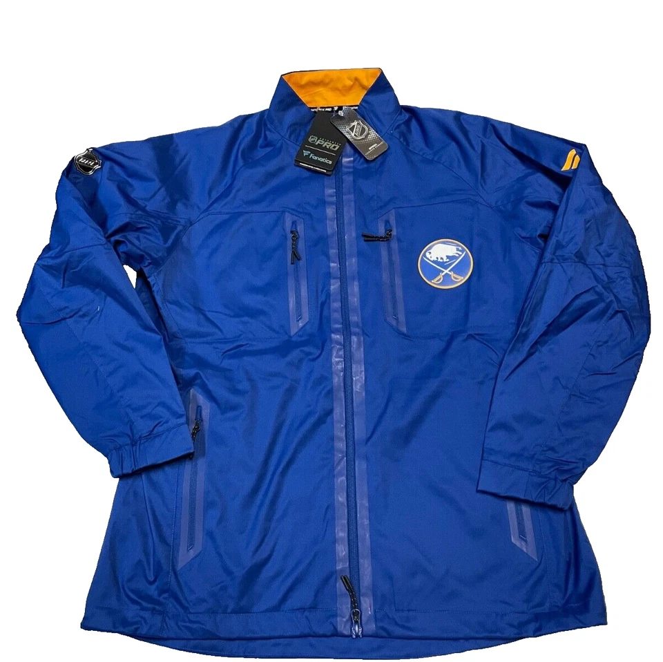 Buffalo Sabres Fanatics Men's Size Medium Full Zip Blue Jacket - Image 1 of 4