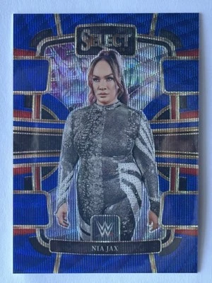 2024 Panini Select WWE Nia Jax /49 Blue Wave Concourse #94 Irresistible Force! - Image 1 of 3