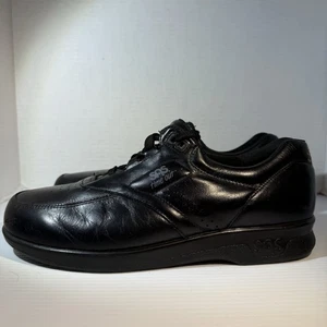SAS Time Out Walking Shoes Oxfords Mens Size 9.5 N Narrow Black Leather Orthotic - Picture 1 of 19