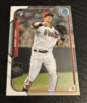 2015 Bowman Chrome Jake Lamb Rookie #168 - Image 1 of 2