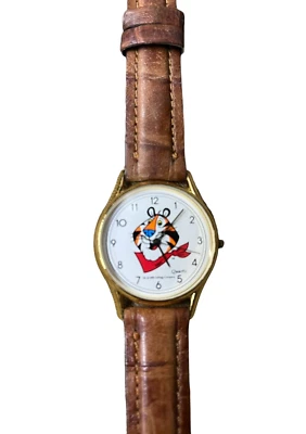 Reloj de cuarzo analógico vintage Kellogg's Frosted Flakes Tony The Tiger NOS 1989 Foto 1 de 4
