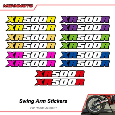 Kit de 2 calcomanías adhesivas de brazo oscilante para motocicleta Honda XR500R 1981-1984 Foto 1 de 4