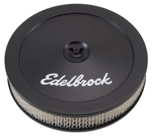 Edelbrock 1203 Pro-Flo schwarz 10 Zoll runder Luftreiniger/Filter - Bild 1 von 1