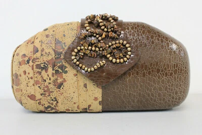 Timmy Woods сумочка бисером змеиной кожи Беверли-Хиллз наплечная сумка коричневый - Изображение 1 из 4