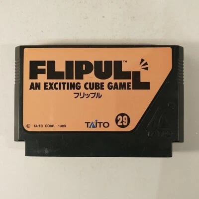 Flipull An Exciting Cube Game (Nintendo Famicom FC NES, 1989) Japan Import - Image 1 of 4