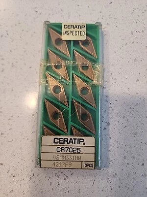 4217F9 CR7025 KYOCERA CERATIP CARBIDE INSERTS - 10pc PACK - Image 1 of 2