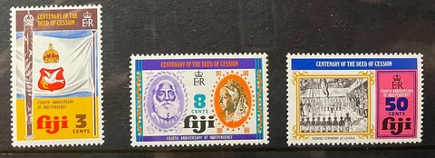 FIJI 1974 Fourth Anniversary of Independence set MNH Cover