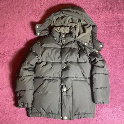 Abrigo Chaqueta con Capucha Gap Kids Primaloft Negro Puffer Talla 5 Regular Foto 1 de 4