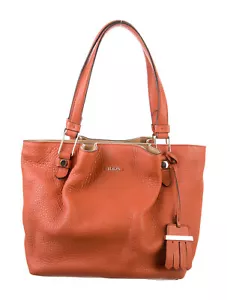 Tod's orange mittlere Blumentragetasche aus 100 % Leder - Made in Italy XBWAACA83018AM - Bild 1 von 3