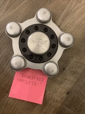 1997-1999 CHEVROLET CORVETTE silver center cap 9592805 5058 5059 CHEVY VETTE - Image 1 of 3