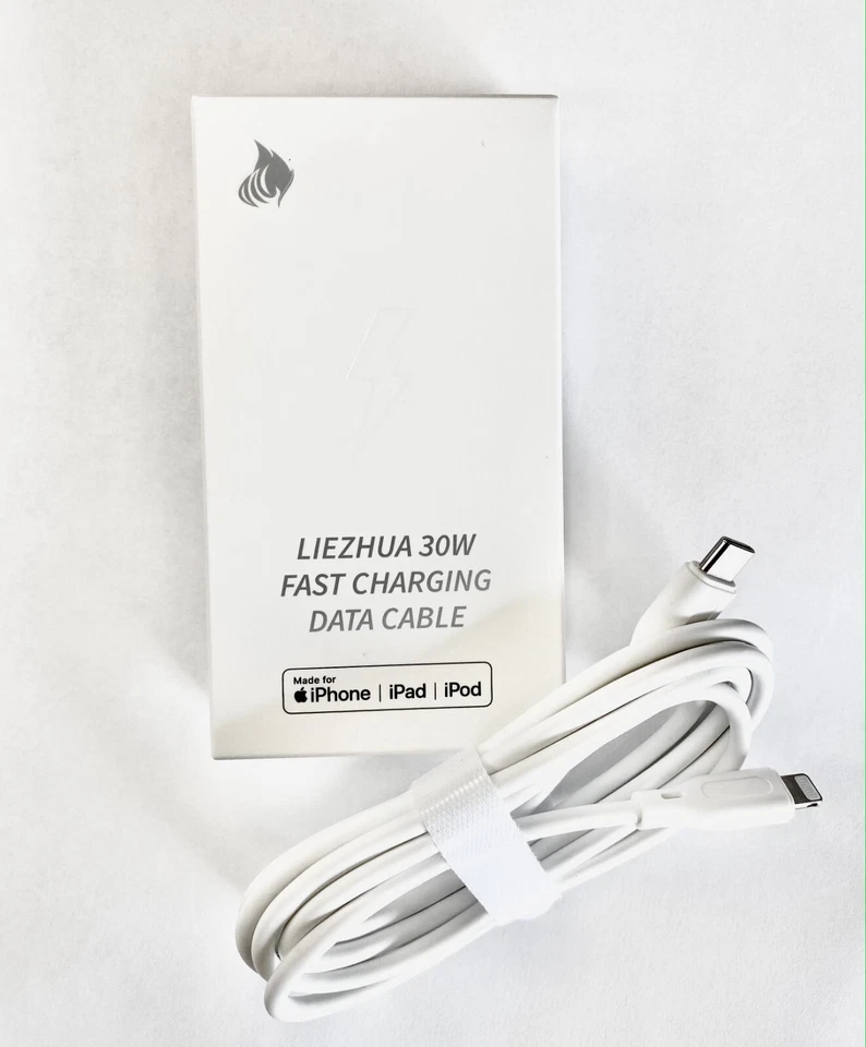 Nuevo cable de datos de carga rápida de 30 W tipo C a USB-C para Apple iPhones y iPads bandeja de entrada Foto 1 de 4