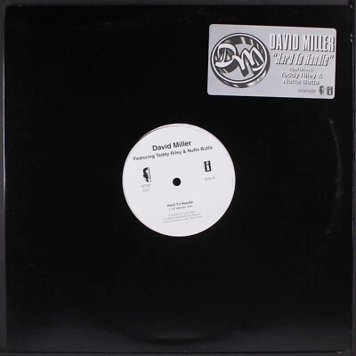 DAVID MILLER FEAT. TEDDY RILEY & NUTTA BUTTA: hard to handle / instro / acapella - Image 1 of 2