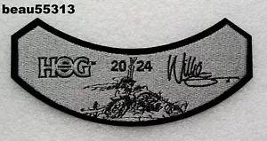 ⭐"NEU" 2024 HARLEY DAVIDSON OWNERS GROUP HOG H.O.G. WESTE JACKE PATCH - Bild 1 von 2