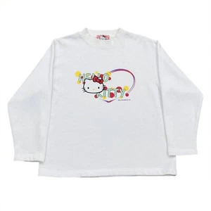 Vintage 1997 Hello Kitty Sweatshirt By Sanrio Girls 12 - Picture 1 of 4