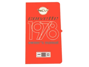 1978 Corvette Owner's Manual - Imagen 1 de 1