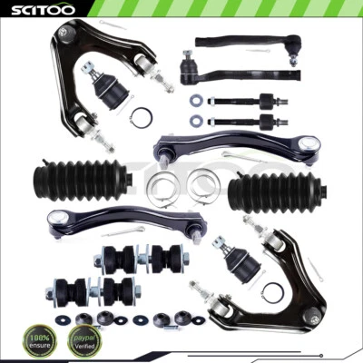 Brazo de control de suspensión delantera y rótulas apto para 97 98 1999 Acura CL 18 piezas Foto 1 de 4