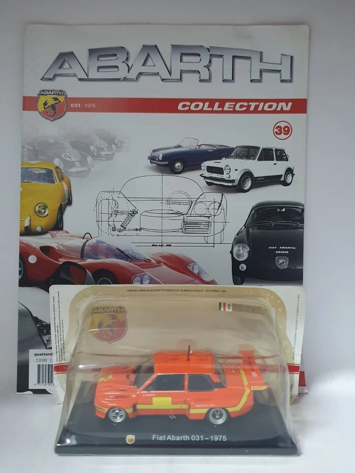 Fiat Abarth /9 1800 prototipo - 1973 scala 1/43 abarth collection hachette