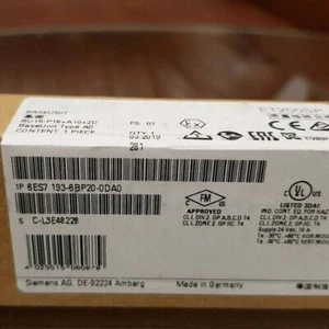 6ES7 193-6BP20-0DA0 NEU SIEMENS 6ES7193-6BP20-0DA0 SIMATIC ET 200SP BaseUnit - Bild 1 von 3