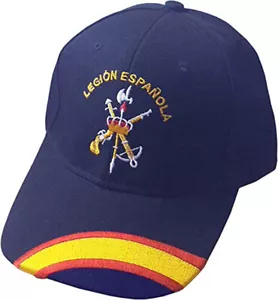 Gorra Bordada Legión Española,Talla única.con Presilla de adaptación, Color Azul - Imagen 1 de 2