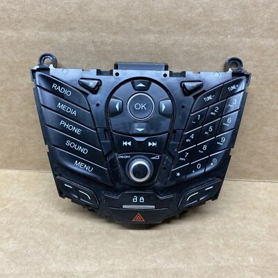 2016-2019 Ford Fiesta AM FM Audio Radio Control Panel D2BT18K811PA OEM - Image 1 of 4