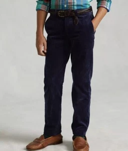 NWT POLO Ralph Lauren Boy's Stretch Skinny Fit Stretch Corduroy Pant SIZE 14 - Picture 1 of 8