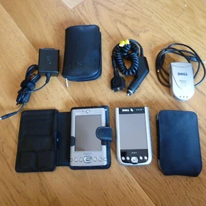 Dell Axim Pocket PC x2 inc BT-308 Bluetooth GPS Module All Untested READ DESC - Zdjęcie 1 z 9