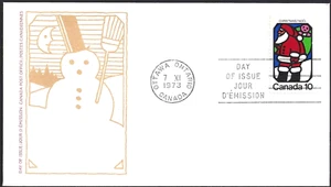 🍁Canada   #627     "Santa Claus"    Brand New  1973  First Day Cover - Picture 1 of 2