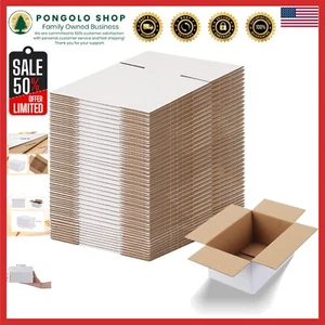 Cajas de envío corrugadas duraderas 6x4x3 - Paquete de 40 para pequeñas empresas - Imagen 1 de 9