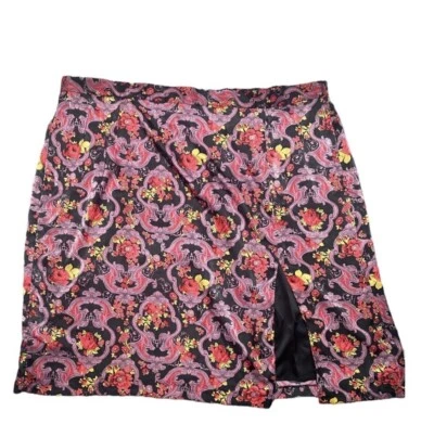 ModCloth Multicolored Skirt With Slit On The Side. Size 4x - Image 1 of 3