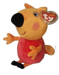 Ty Beanie Baby FREDDY FOX (PEPPA PIG)(UK Exclusive) NEW MWMTs Plush Stuffed Toy - Picture 1 of 9