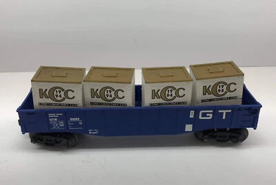 O K-Line K-90005 KCC Gondola Car W/Crates GTW #90005. - Image 1 of 4
