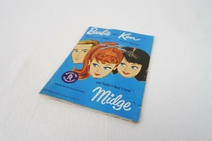 VTG Barbie, Ken, & Midge Teen-Age Fashion Model Booklet | Ca. Early 1960's, Blue - Imagen 1 de 3
