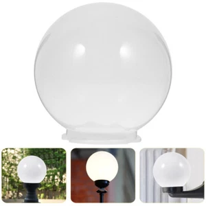 Globe Light Cover Acrylic Lamp Protector Outdoor Shade Light Cover Accessory New - Picture 1 of 11