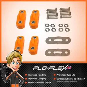 Lotus Elise S1 Exhaust Mounts x 4 in Polyurethane poly inc fixings - Imagen 1 de 4