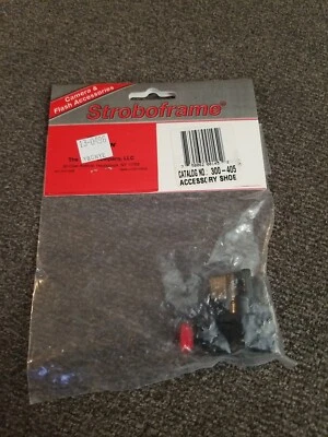 Stroboframe locking accessory shoe. USA made. Tiffen. Cat No 300-405. NOS. Q4 - Image 1 of 4