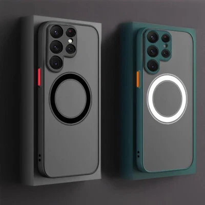 ShockProof Magnetic Phone Case For Samsung S25 S24 S23 S22 S21 Ultra Plus FE 5G - Image 1 of 4