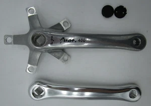 SUGINO Fuse 400 Crankset 170mm Forged Aluminum Great Condition Dust Caps - Picture 1 of 10