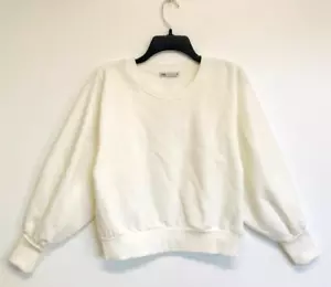 Maglione Zara bianco manica lunga taglia S - Foto 1 di 3