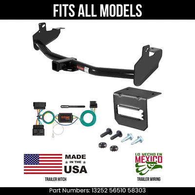 Сцепное устройство для пикапа Isuzu I-Series 06–08 годов с 5-контактной проводкой подходит для всех Curt 4K - Изображение 1 из 4