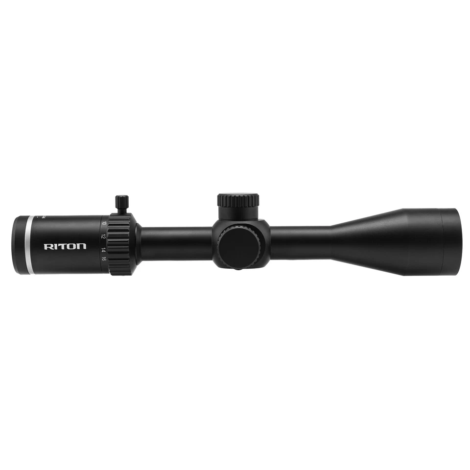 Riton 3 Series Primal Rifle Scope 4-16X44mm 30mm Tube DHR Reticle SFP 3P416AS23