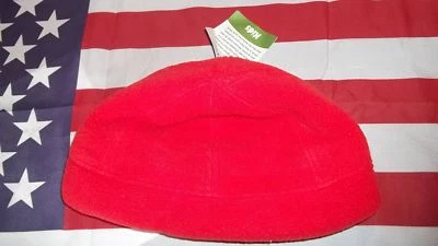 *Gorro calavera gorro polar para niños rojo hecho en EE. UU. Foto 1 de 2