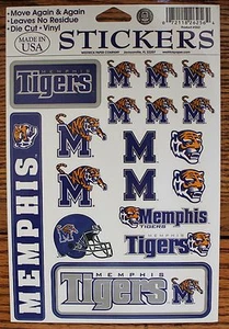 18 University of Memphis Tiger College Aufkleber Sticker College Dekor Handwerk - Bild 1 von 1