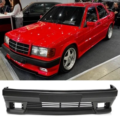 Parachoques delantero de plástico ABS estilo AMG Cosworth 16v AMG Evo Mercedes Benz 190E W201 Foto 1 de 4