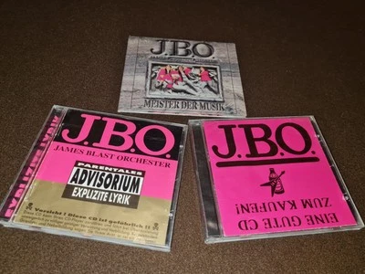 3CDs JBO J.B.O. Sammlung Digipack Explizile Lyrik Master Der Musik 1998 BMG Rock - Bild 1 von 4