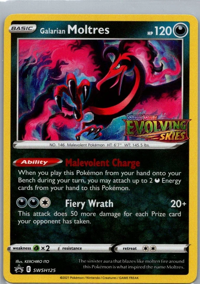 Galarian Moltres -  (Prerelease) Promo SWSH: Sword & Shield Promo Cards SWSH125 - Image 1 of 2