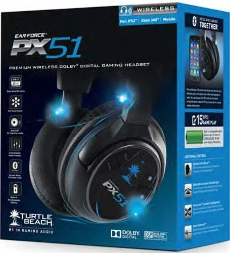 HiFi - Ear Force PX51 Bluetooth Headset mit 5.1 Sound [TurtleBeach] mit OVP - Bild 1 von 1