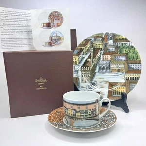 Mint Fornasetti x Rosenthal Tea CupSaucer and Plate Set - Choose City of Italy - Picture 1 of 19