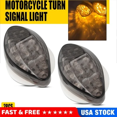2 pack Flush Mount Front Turn Signals Light Fit Honda CBR 600RR 1000RR 04-13 NEW Foto 1 de 4