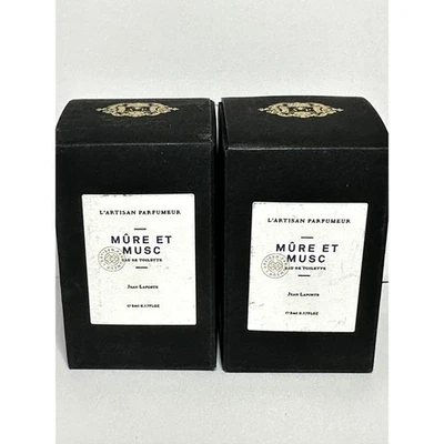 2x L'Artisan Parfumeur Mure et Musc Eau de Toilette Miniatura 5 ml Nuevo Foto 1 de 3