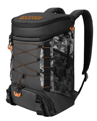 OutdoorMaster Cooler Backpack 36 Cans Soft, Insulated 2 Compartments, 26L - Image 1 of 4